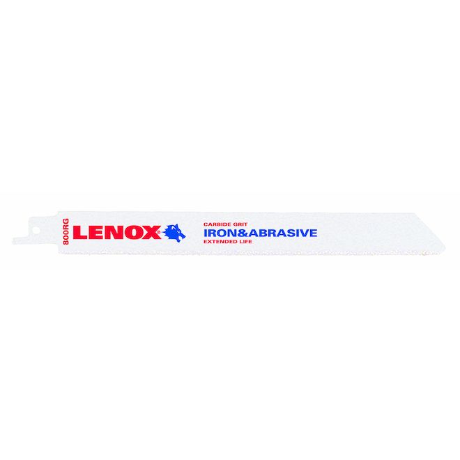 LENOX 8-in Carbide Grit Reciprocating Saw Blade