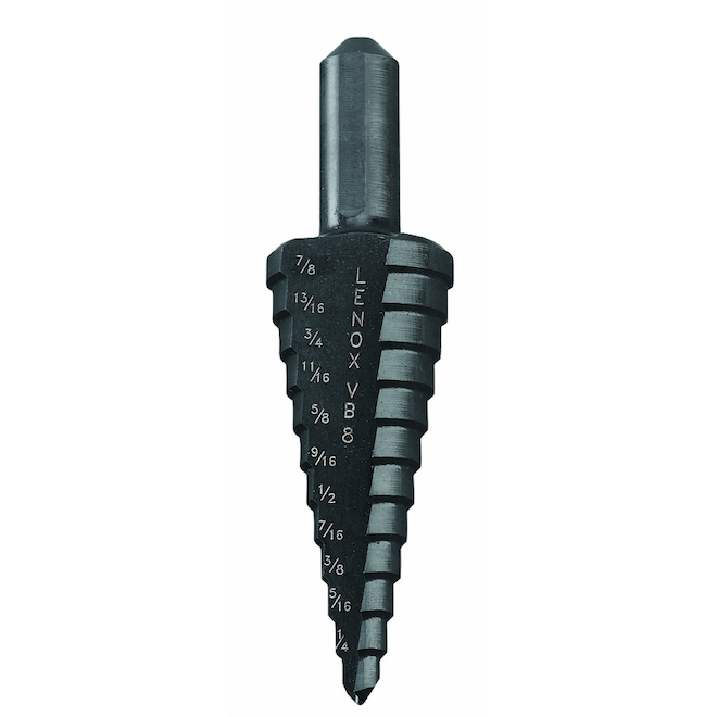 LENOX Vari-Bit 3/16-in to 7/8-in #8 Step Drill Bit