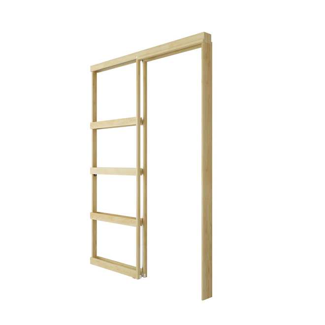 Landon & Co. Pocket Door Frame Preassembled in Plywood - 30 x 84.5-in