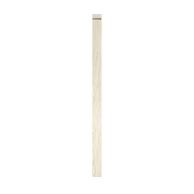 Landon & Co. Groove Newel Post in Natural Poplar of 2 1/2 x 44-in