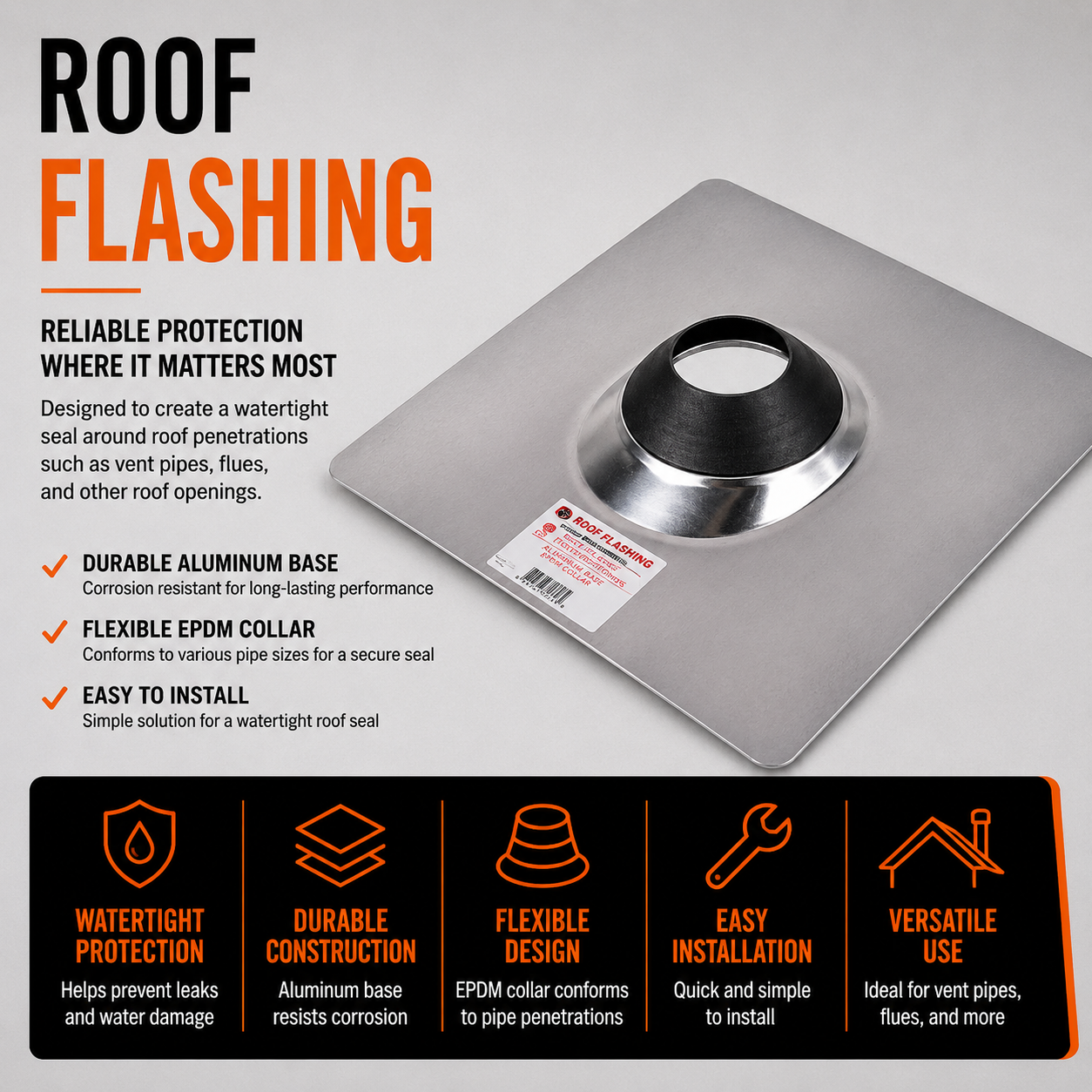 Roof flashing