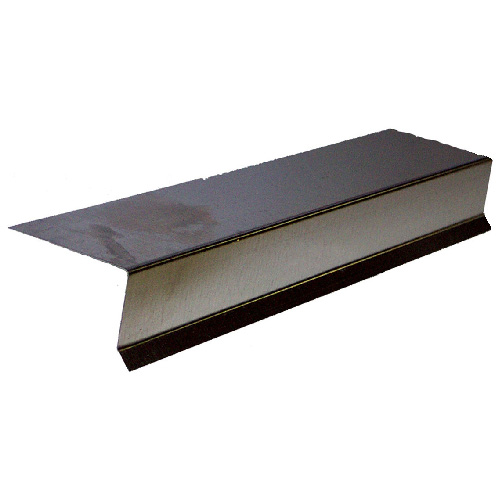 Dek-Master Galvanized Deck Flashing - Metal - Non-return Drip Edge - 72-in L