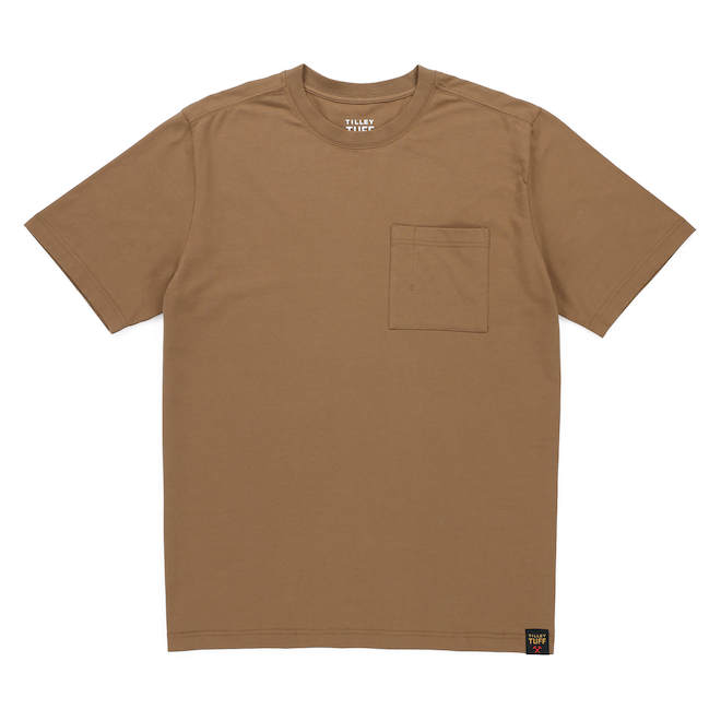 Tilley Tuff Legacy Men's T-Shirt with Pocket in Sand Cotton - XX-Large
