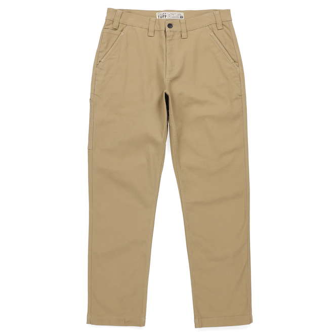 Tilley Tuff Utility Pant in Cotton for Men with 5 Pockets 42 x 32 - Tan