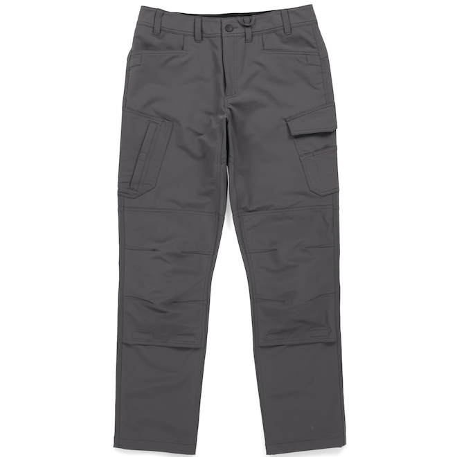 Tilley Tuff Tech Shield Pant in Soft Shell Fabric for Men with 8 Pockets 44 x 34 - Grey