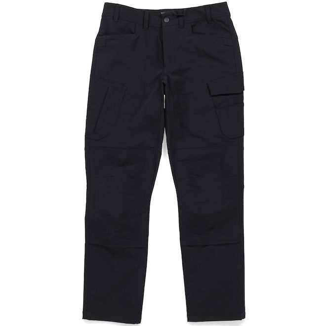Tilley Tuff Tech Shield Pant in Soft Shell Fabric for Men with 8 Pockets 38 x 34 - Black