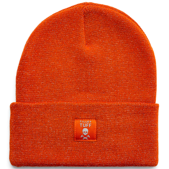 Tilley Tuff High-Visibility Beanie for Men - Medium - Orange