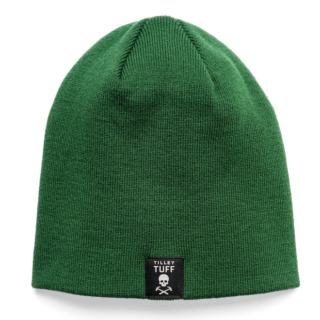 Tilley Tuff Knit Beanie for Men - One Size - Dark Green