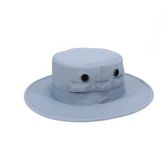 Tilley Tuff Brimmed Hat for Women in Blue Nylon with Vented Eyelets - Large
