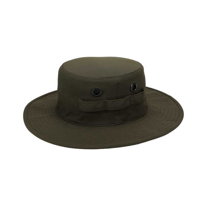Tilley Tuff Brimmed Hat for Women in Olive Nylon with Vented Eyelets - Medium