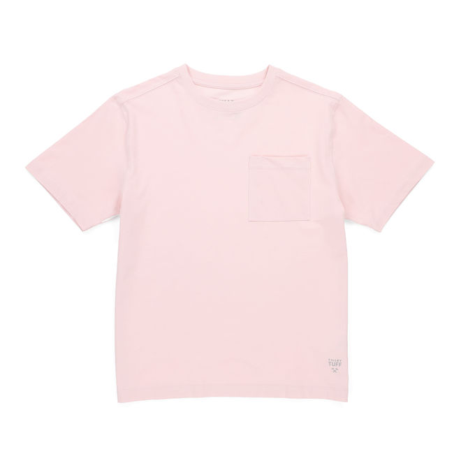 Tilley Tuff Legacy T-Shirt for Women in Peach Cotton with Pocket - 2X-Large