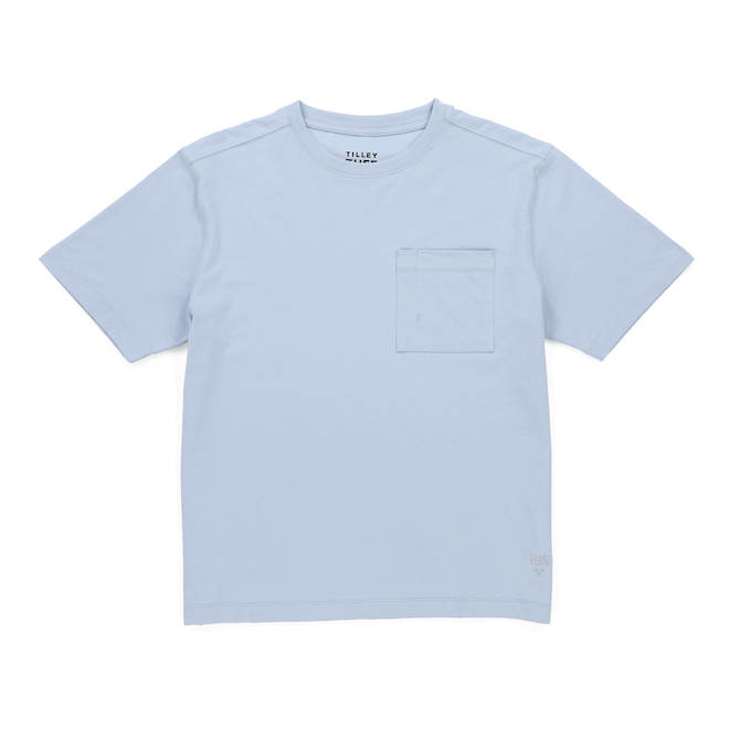Tilley Tuff Legacy T-Shirt for Women in Angel Falls Cotton with Pocket - X-Large