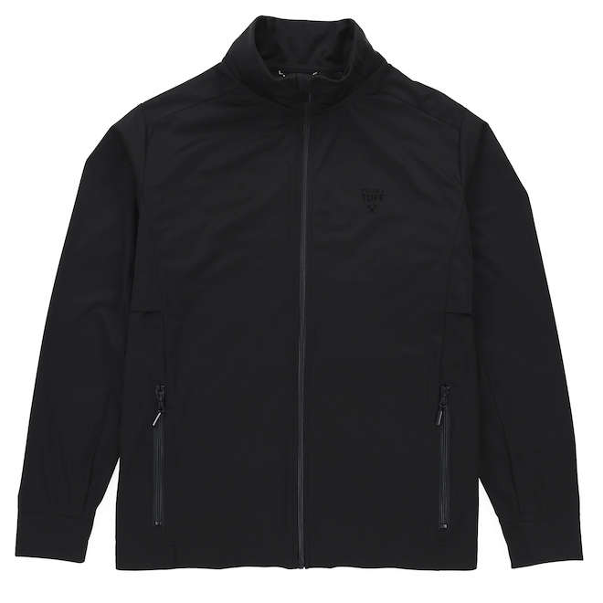 Tilley Tuff Lightweight Windbreaker Jacket for Men in Black Polyester with Air Vents - 3X-Large