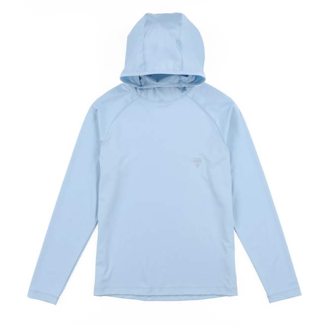 Tilley Tuff Hoodie Sweater for Women Sun Protection in Blue Nylon - Medium