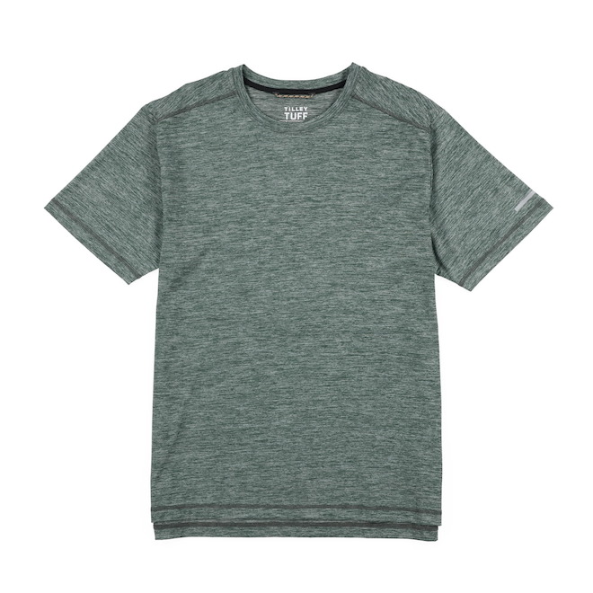 Tilley Tuff Tech Men's T-Shirt in Stretchable Green Nylon - 3X-Large