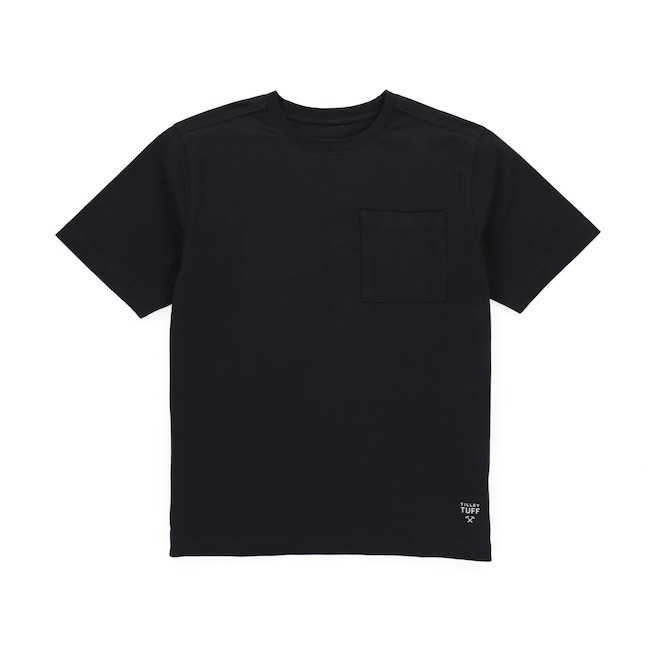 Tilley Tuff Legacy T-Shirt for Women in Black Cotton with Pocket - Small