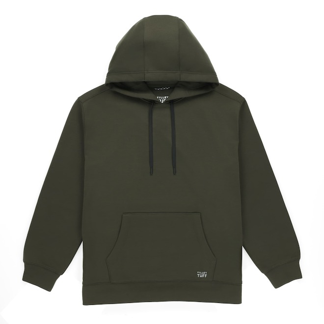 Tilley Tuff Hoodie for Men in Dark Olive Polyester - 3X-Large