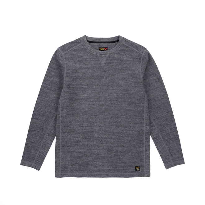 Tilley Tuff Long-Sleeved T-Shirt for Men in Grey Jersey - X-Large
