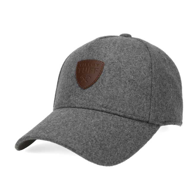 Tilley Tuff Baseball Cap for Men in Grey Wool - Small/Medium