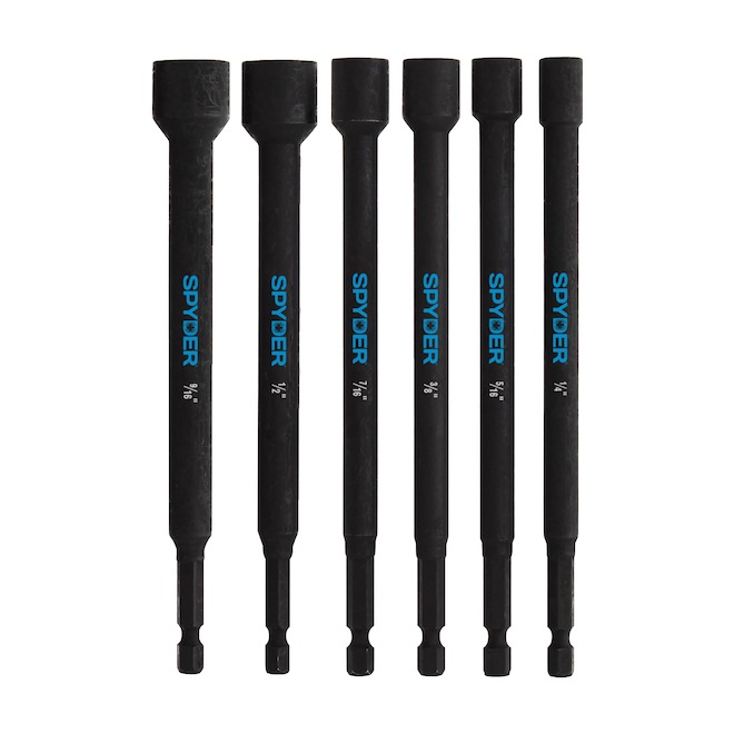 Spyder 6-Pack 6-in Steel Hex Nut Holder Set