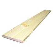 Pine Finishing Lumber - Natural - Smooth Edge - 1-in D x 6-in W x 10-ft L