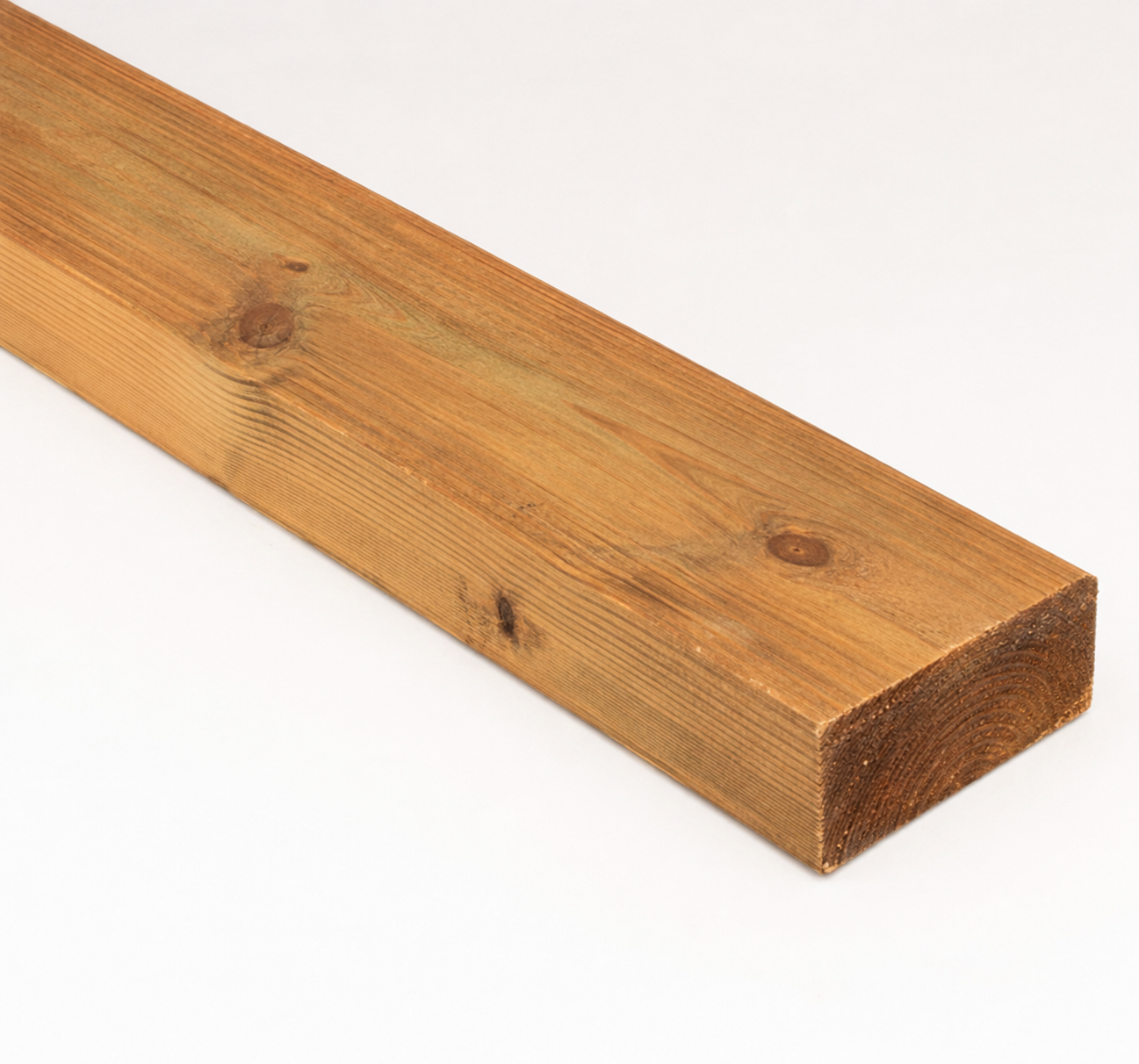 2-in x 4-in x 10-ft Brown Pressure Treated Wood