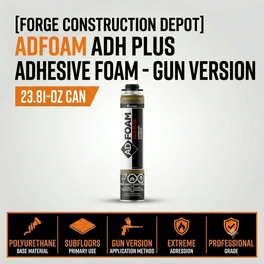 ADFOAM ADH Plus Polyurethane Foam Adhesive Gun Version - 23.81-oz