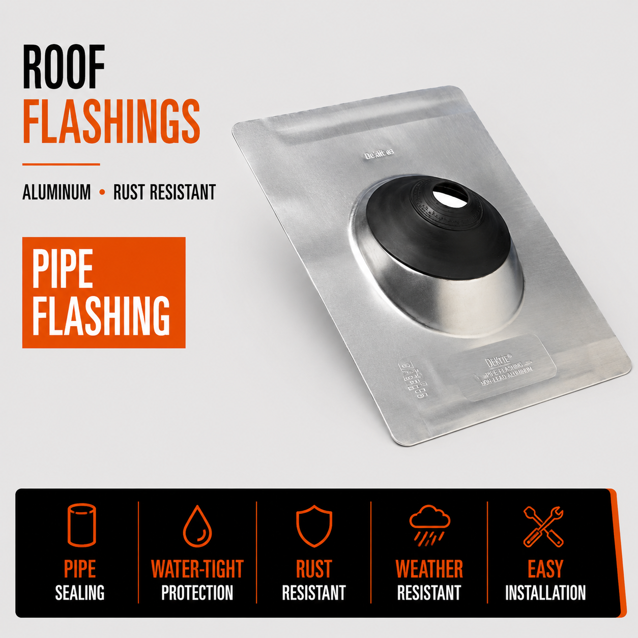 Roof flashings