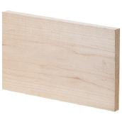 Metrie D4S Birch Shiplap Board - Natural - Kiln-dried - 8-ft L x 6-in W x 1-in T