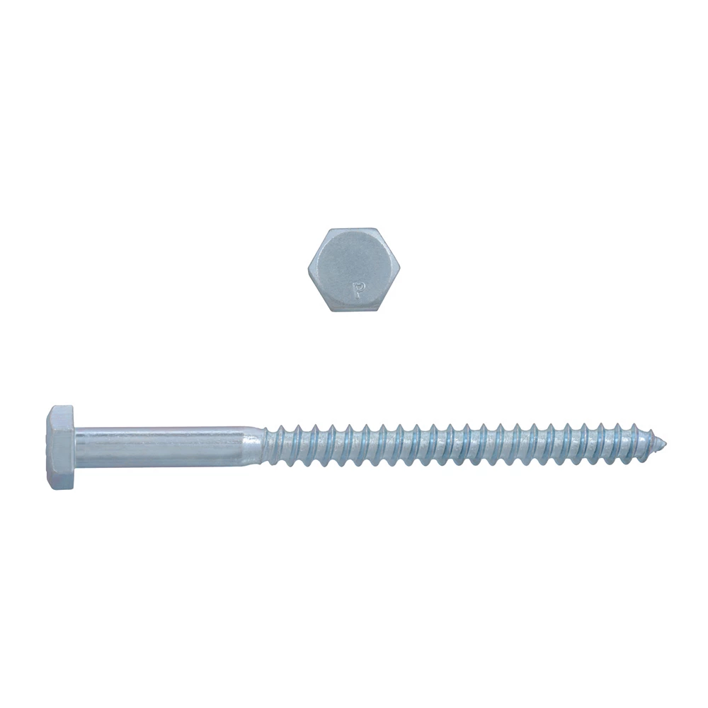 1/4" x 3-1/2" Hex Head Lag Bolt - Zinc Plated