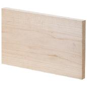 Metrie Birch Lumber - Natural - Kiln-dried - 1-in T x 3-in W x 4-ft L