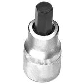 Unitool Hexagonal Bit Socket - Chrome Finish - Steel - 3/8-in Drive x 3/16-in Bit