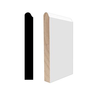 RESO RMM 1021 3-Piece 11/16 x 5 1/4 x 96-in Primed Finger-Jointed Pine Window Sill - 24 lin.ft.