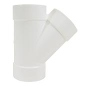 IPEX White PVC 4-in Hub Wye